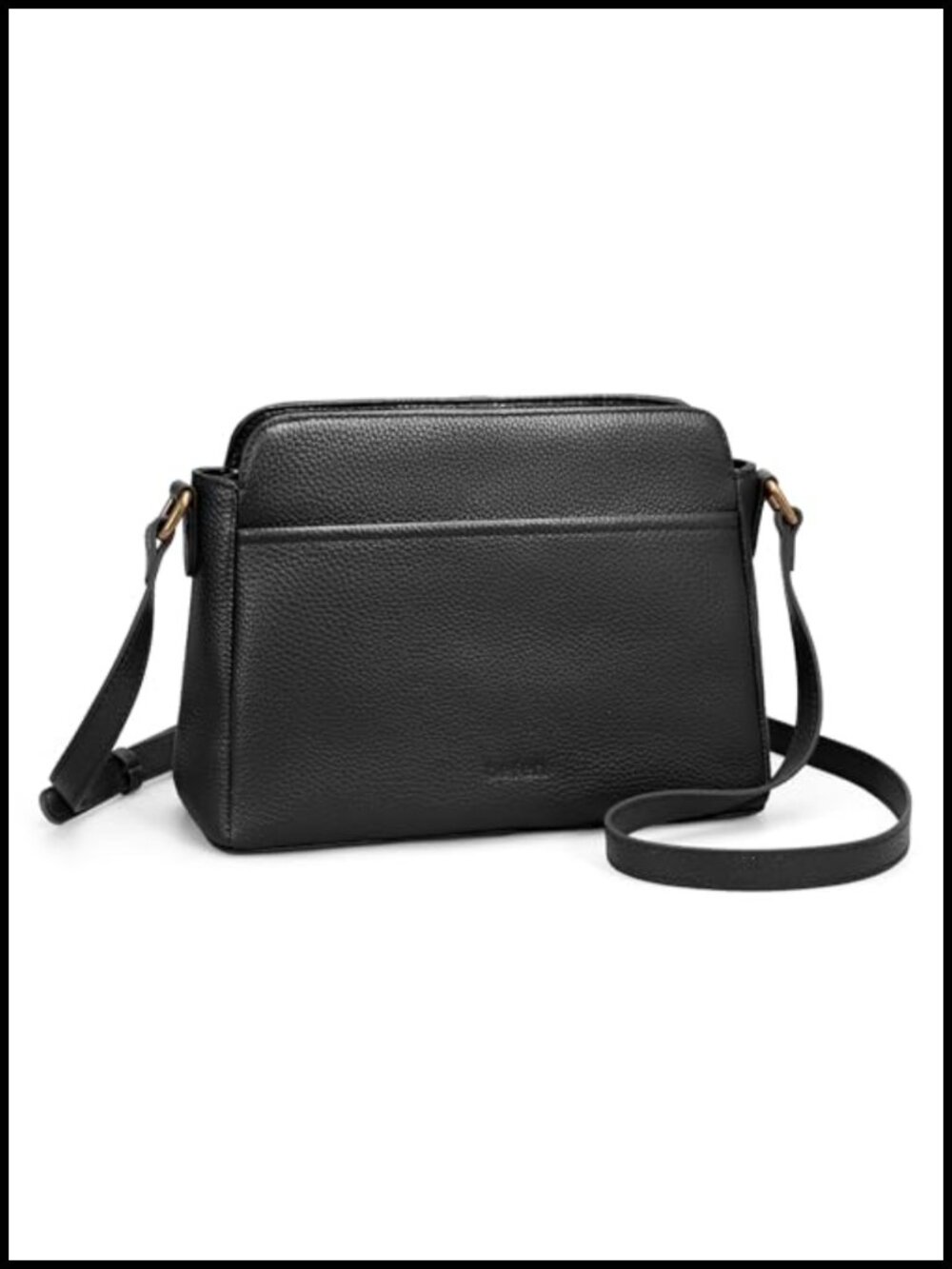 Genuine Leather Anti-Theft Crossbody Bag RFID Small Shoulder Purse
